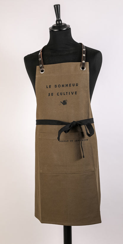 Tablier le bonheur se cultive