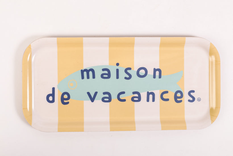 Plateau rectangle maison de vacances