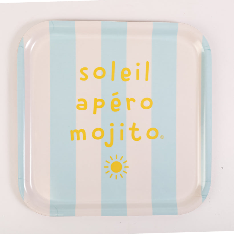 Plateau carré soleil apéro mojito
