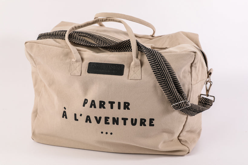 Sac de voyage partir à l'aventure