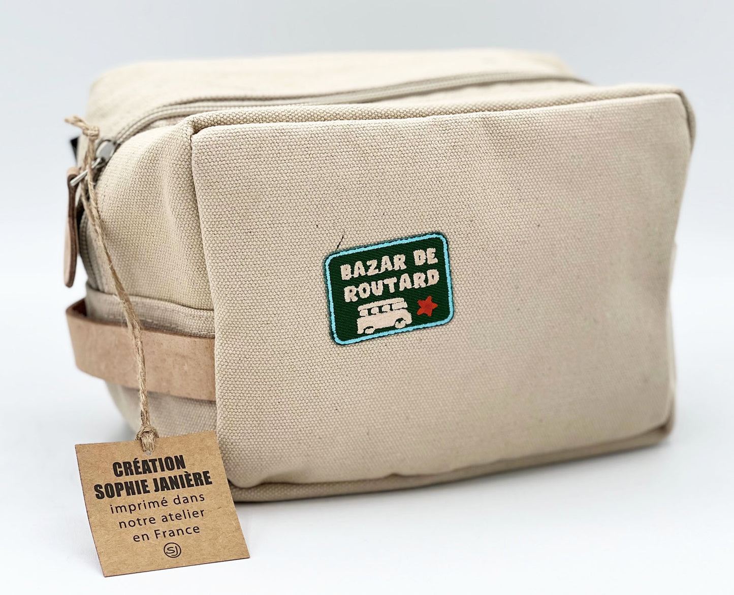 Trousse Oscar pm écusson bazar de routard