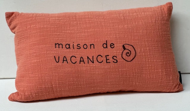 Coussin rectangle maison de vacances