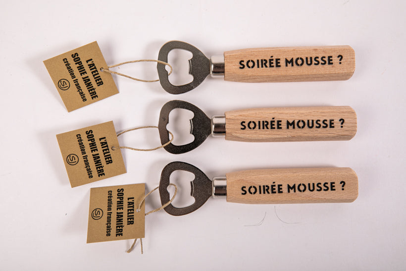Décapsuleur soirée mousse