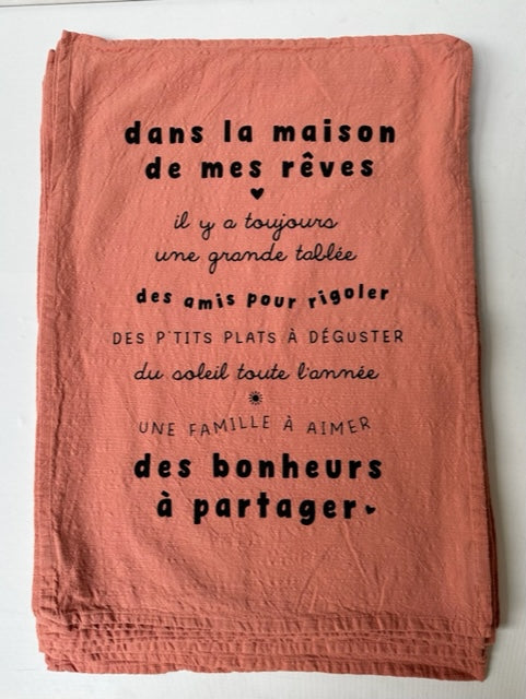 Torchon maison de mes rêves