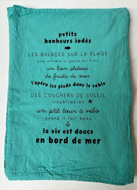 Torchon petits bonheurs iodés