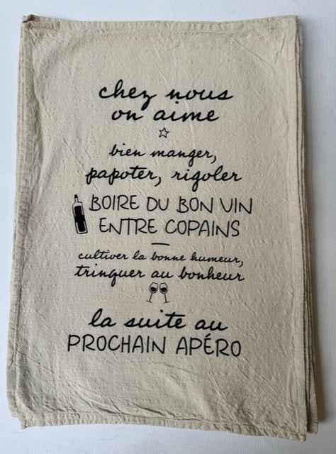 Torchon chez nous on aime