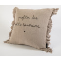 Coussin Excusez le bazar