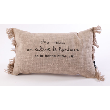 Coussin Excusez le bazar