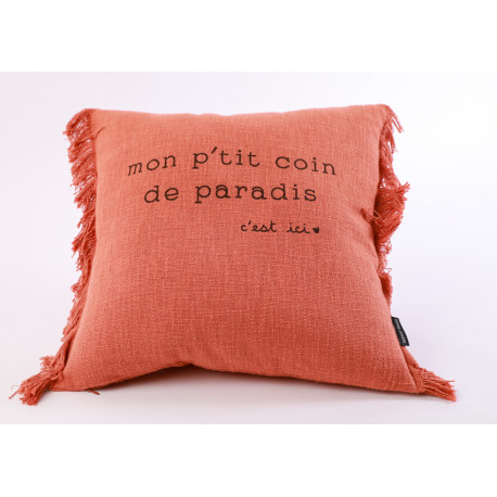 Coussin Excusez le bazar