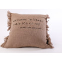 Coussin Excusez le bazar