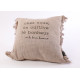 Coussin Excusez le bazar