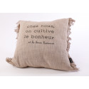 Coussin Excusez le bazar