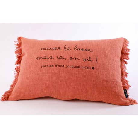 Coussin Excusez le bazar