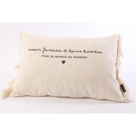 Coussin Excusez le bazar