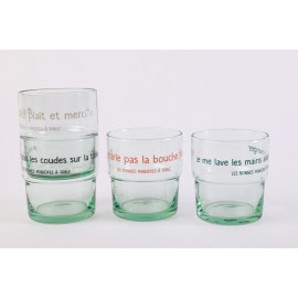 6 VERRES GINA APERO ENTRE AMIS