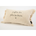 Coussin Excusez le bazar