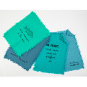 LOT DE 6 SERVIETTES "LES BONNES MANIERES"