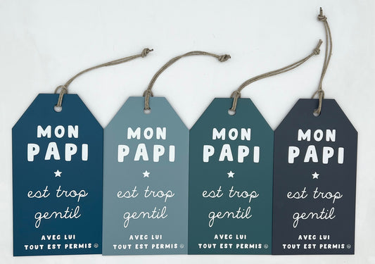 Pancarte message mon papi