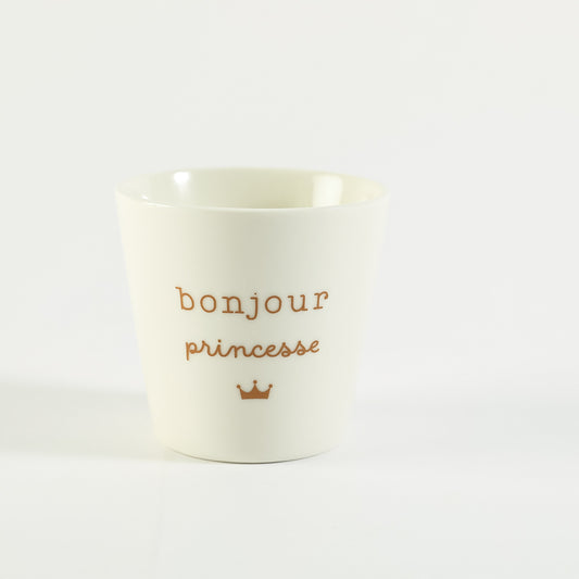Gobelet bonjour princesse