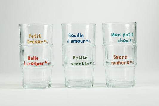 6 verres Léon bouille d'amour