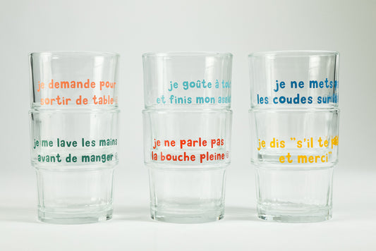 6 verres Léon les bonnes manières