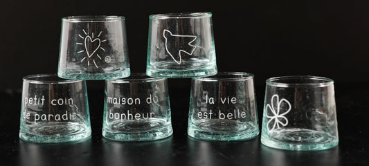 6 verres Beldi pm la vie est belle