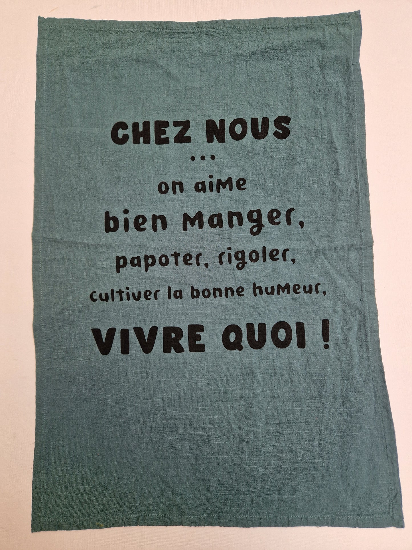 Torchon chez nous on aime