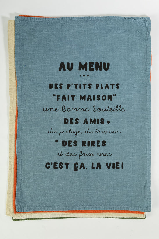Torchon au menu