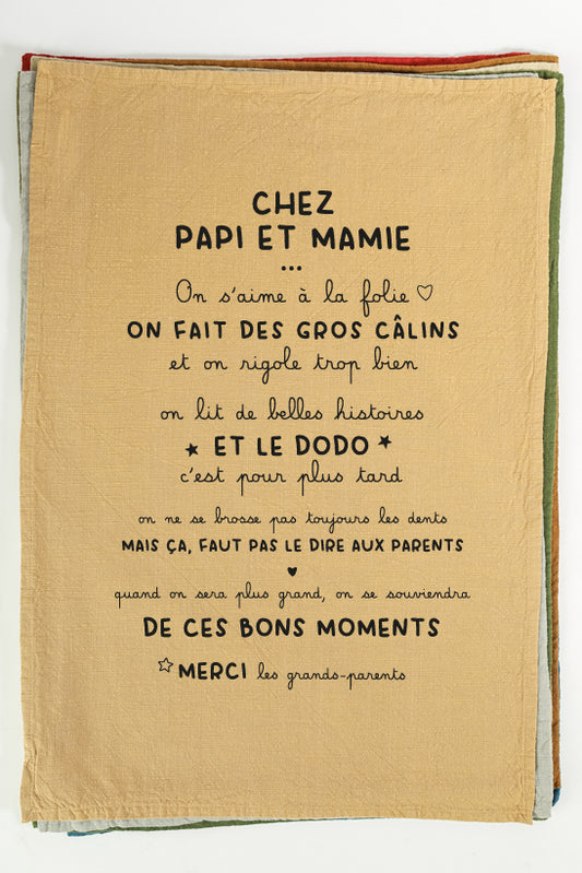 Torchon chez papi et mamie