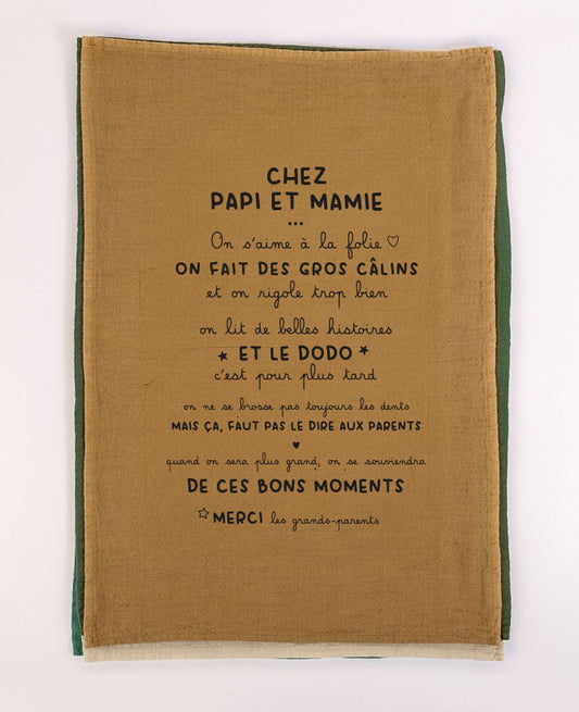 Torchon chez papi et mamie