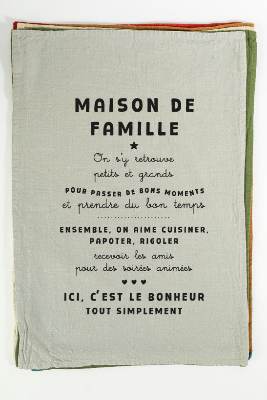 Torchon maison de famille
