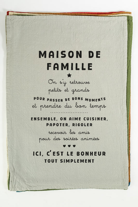 Torchon maison de famille