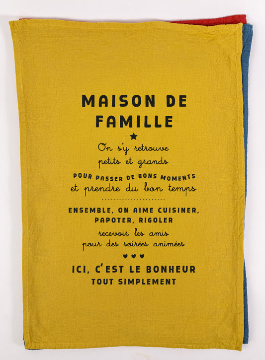 Torchon maison de famille