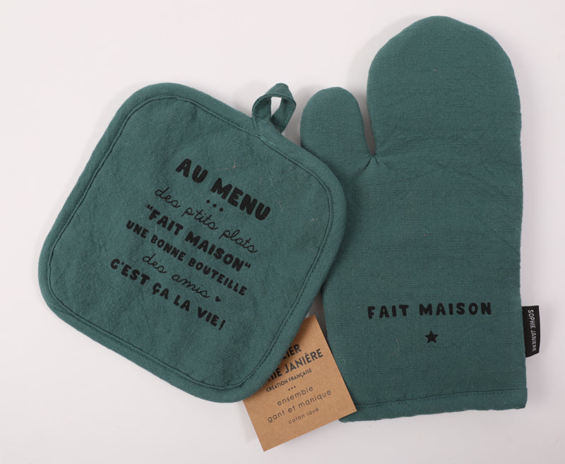 Gant et manique au menu