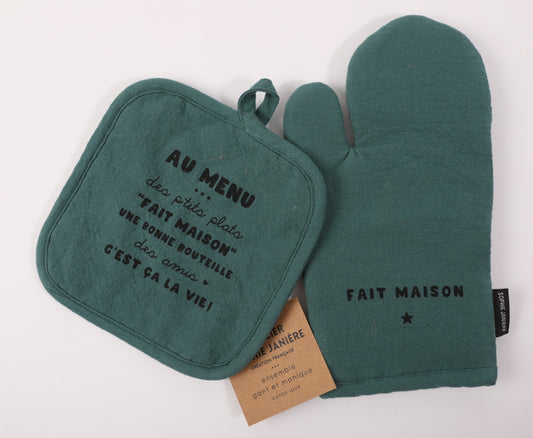 Gant et manique au menu