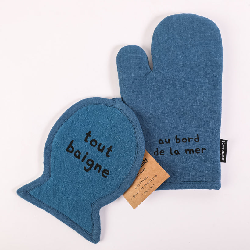 Gant et manique tout baigne