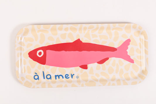 Plateau rectangle sardine à la mer