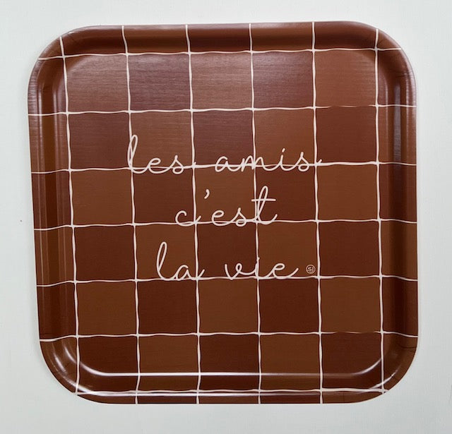 Plateau carré les amis c'est la vie zelliges