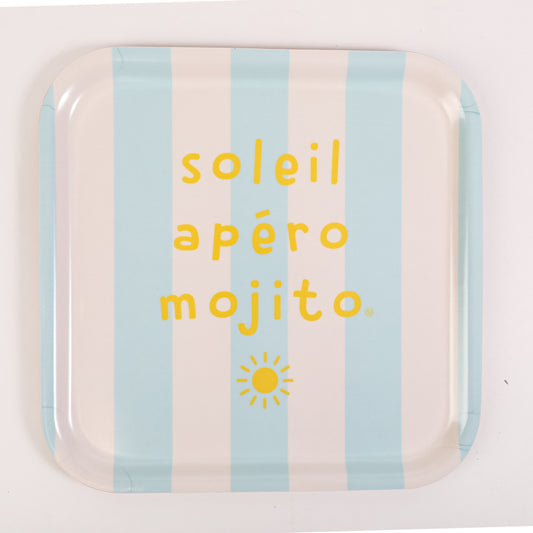 Plateau carré soleil apéro mojito