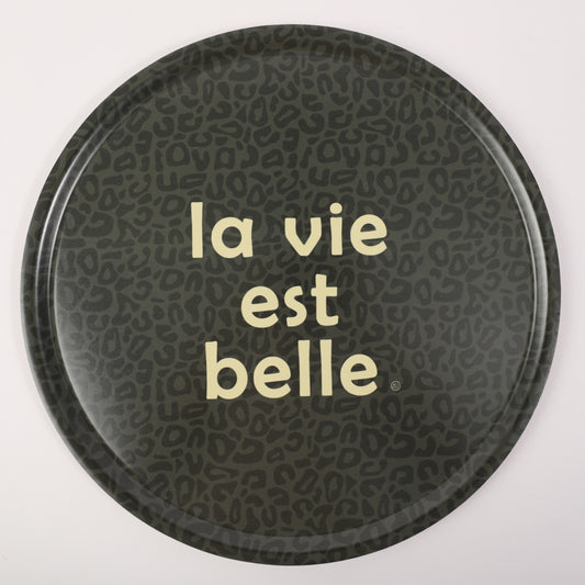 Plateau rond la vie est belle jaguar