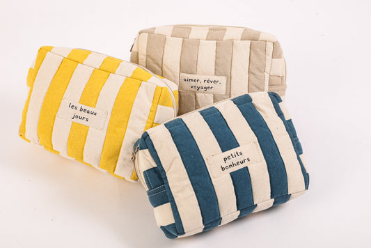 Trousse Emilienne rayures