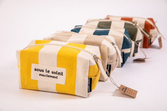 Trousse rayures charlie sous le soleil