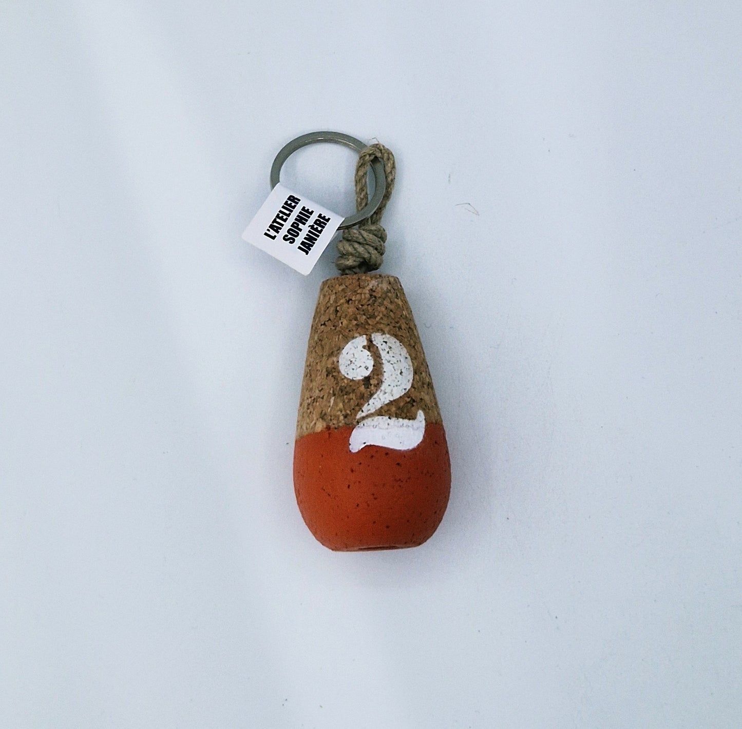 Porte-clés flotteur en liège