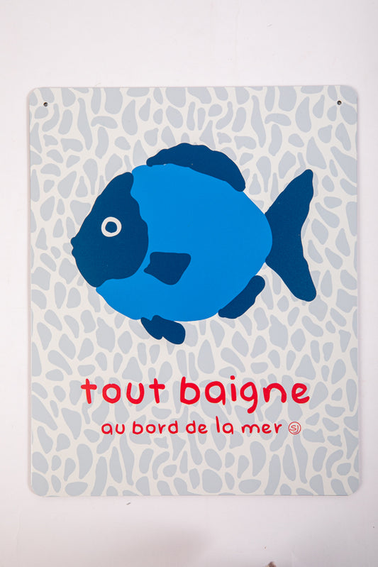 Plaque décorative poisson