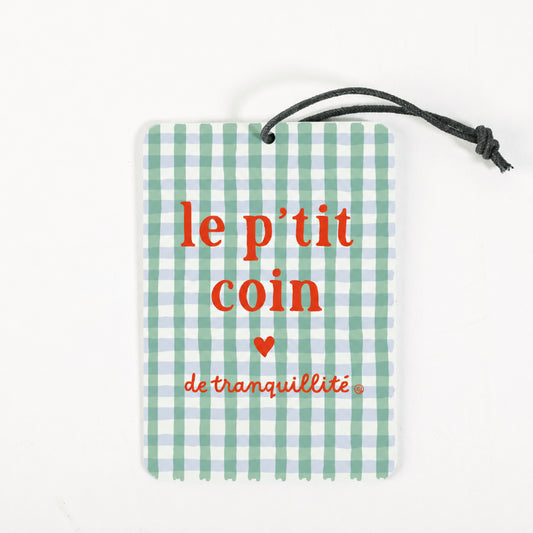 Mini plaque décorative le p'tit coin