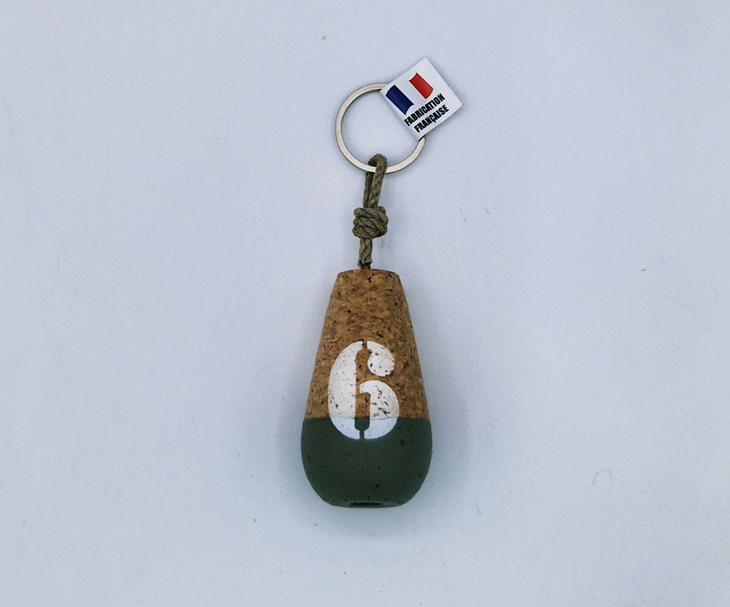Porte-clés flotteur en liège