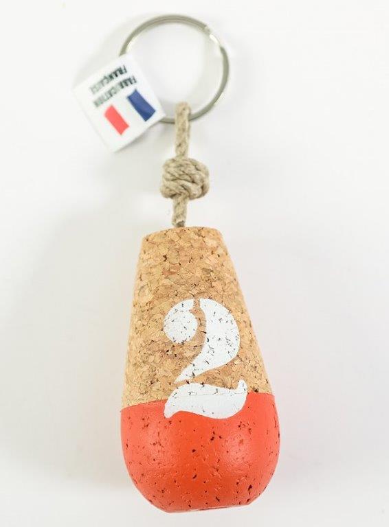 Porte-clés flotteur en liège