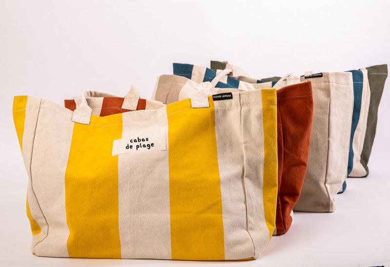 Sac Anouck (rayures) cabas de plage