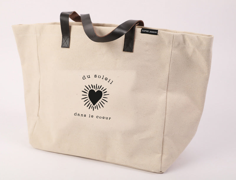 Sac Talensac du soleil dans le coeur