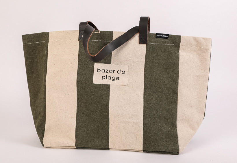 Sac Talensac (rayures) bazar de plage